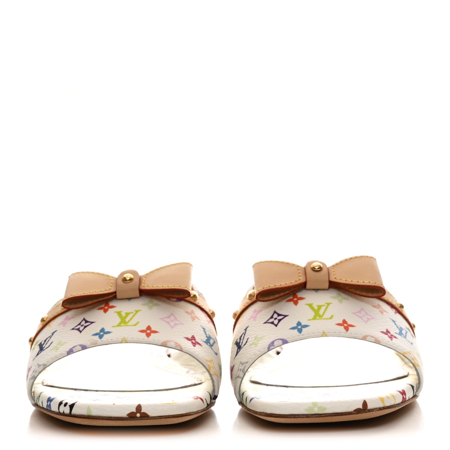Louis Vuitton LV X TM Monogram Multicolor 6AM Flat Mule Sandals 36
