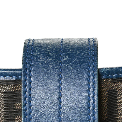 Fendi Zucca Tote Tobacco Blue 8 of 12