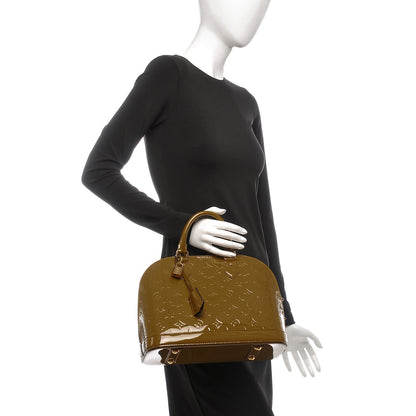Louis Vuitton Vernis Alma PM Vert Olive 2 of 6