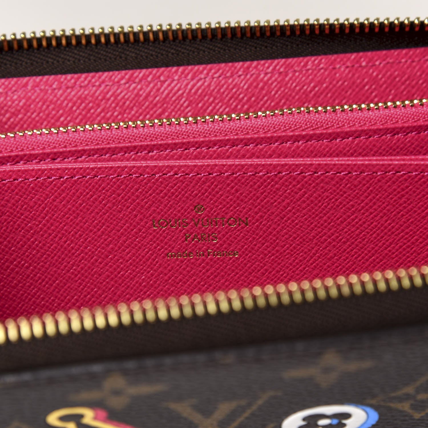 Louis Vuitton Monogram LV Love Lock Zippy Wallet 5 of 9