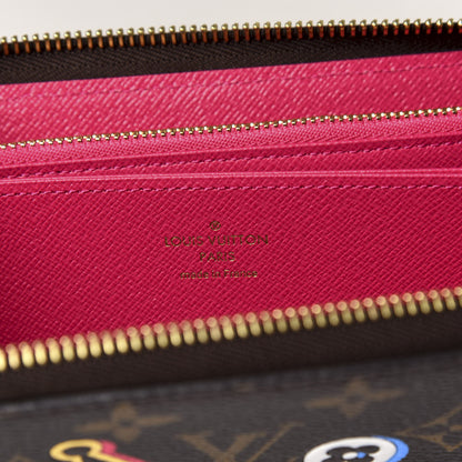 Louis Vuitton Monogram LV Love Lock Zippy Wallet 5 of 9