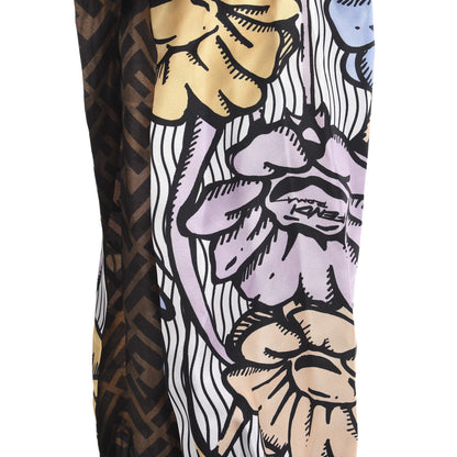 Fendi X JOSHUA VIDES Silk Calfskin FF Strap You Brown Multicolor 5 of 5
