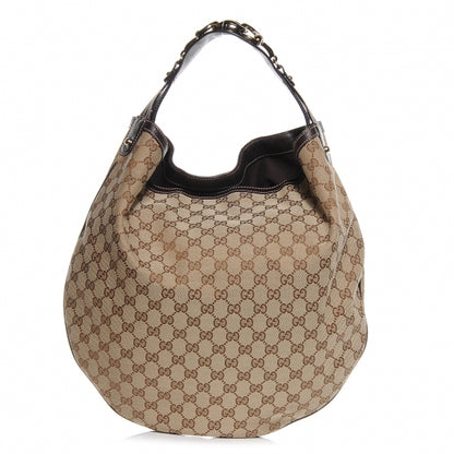 Gucci Monogram Wave Hobo Ebony 1 of 7