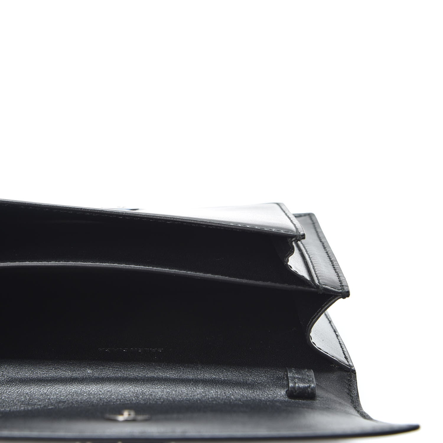 Balenciaga Shiny Box Calfskin Monochrome XS Sharp Belt Bag Black 4 of 8