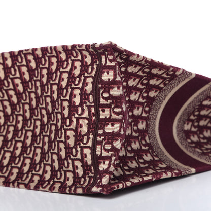 Christian Dior Oblique Large Book Tote Burgundy Multicolor 7 of 11