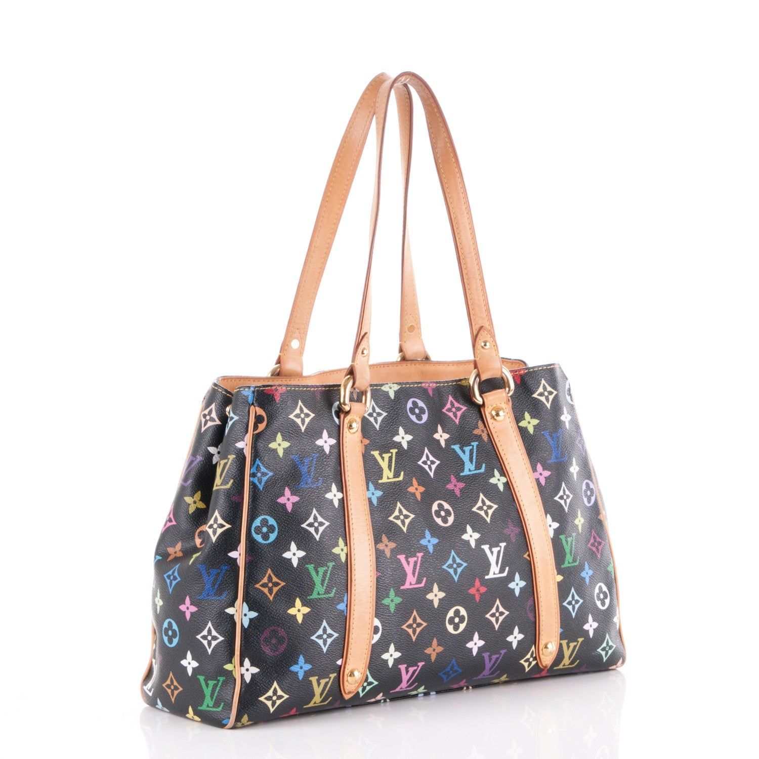 Louis Vuitton Monogram Multicolor Aurelia MM Black 3 of 8