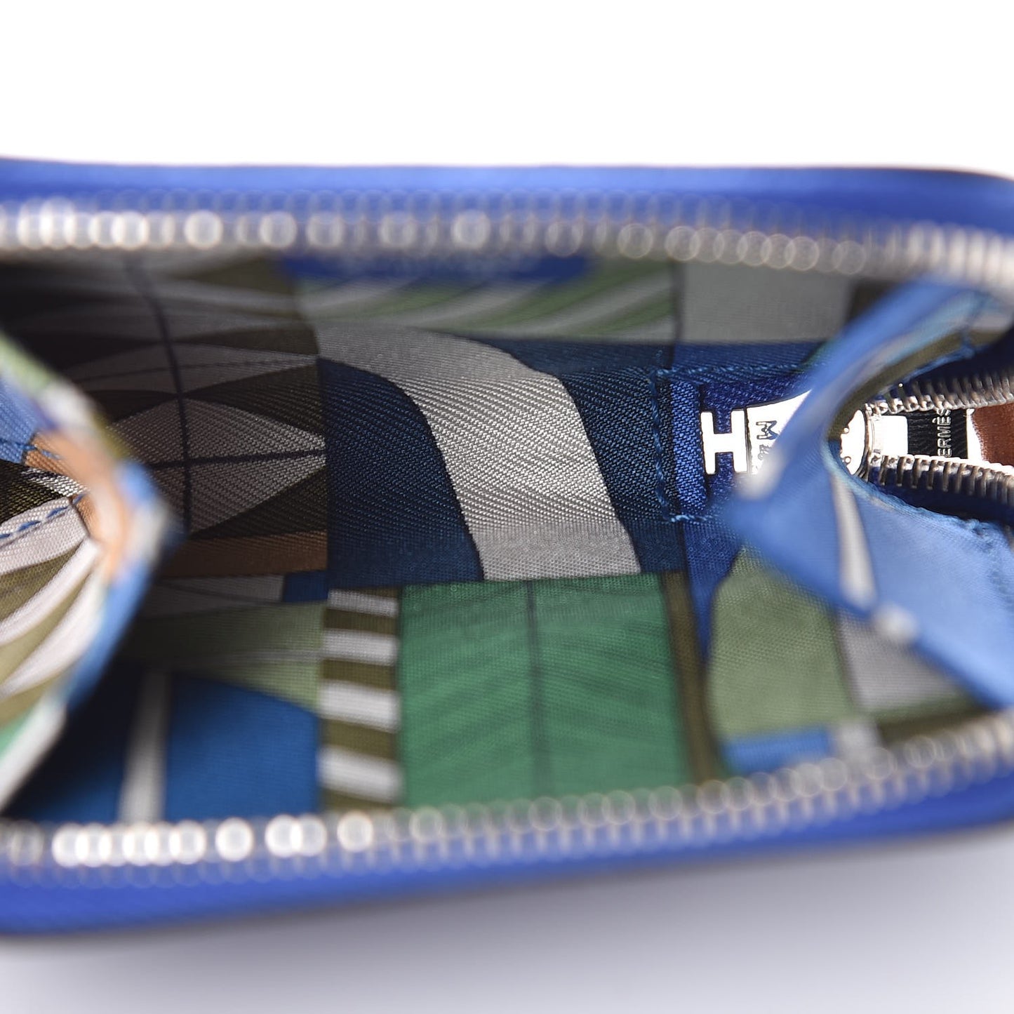 Epsom Silk'in Coin Purse Bleu Electrique