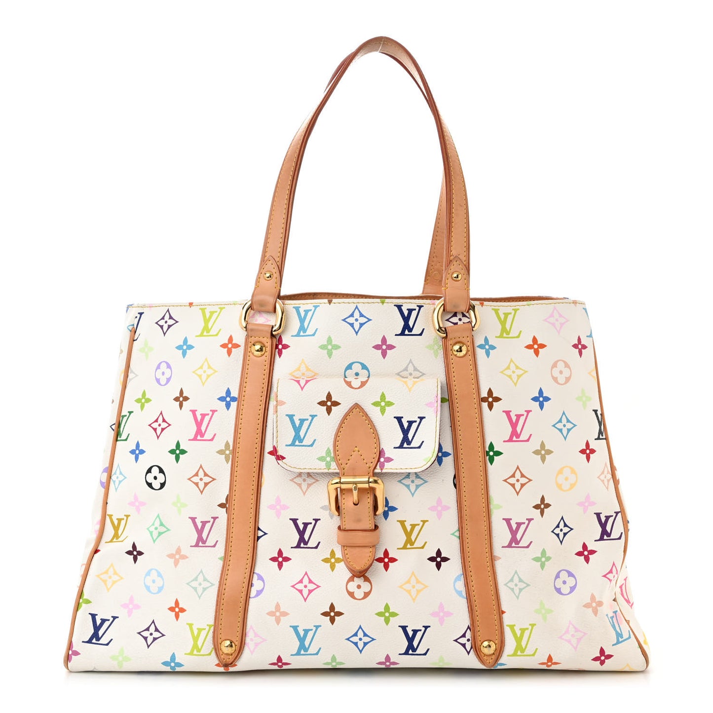 Monogram Multicolor Aurelia GM White