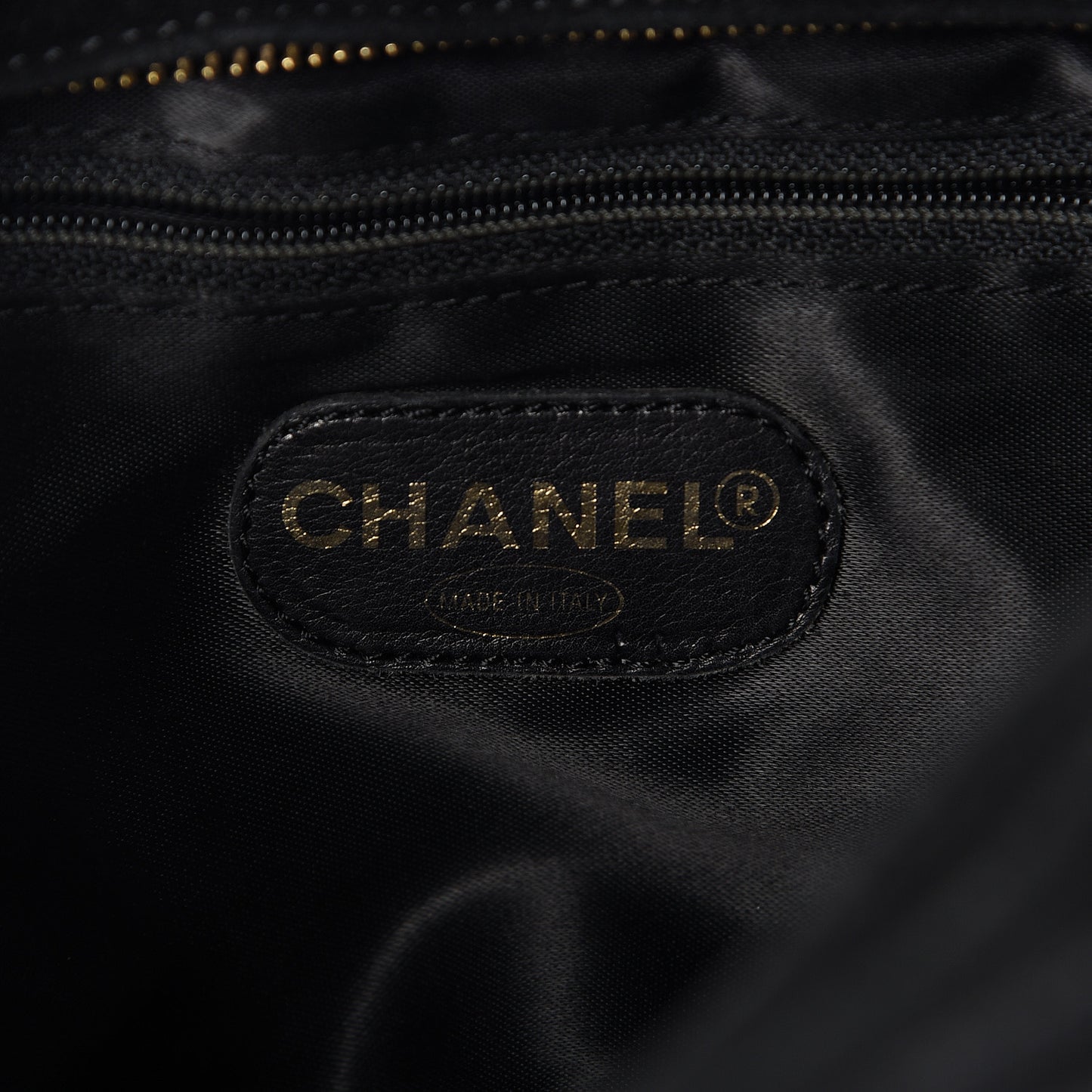 Suede CC Shoulder Bag Black