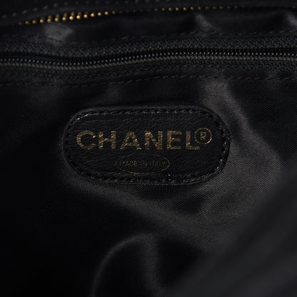 Chanel Suede CC Shoulder Bag Black 6 of 13