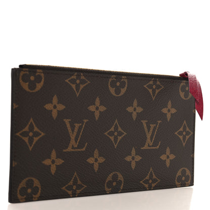 Louis Vuitton Monogram Felicie Chain Wallet Zippered Insert Fuchsia 3 of 6