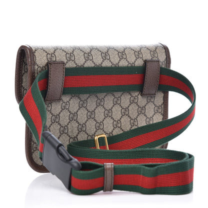 Gucci GG Supreme Monogram Neo Vintage Web Belt Bag Brown 3 of 9