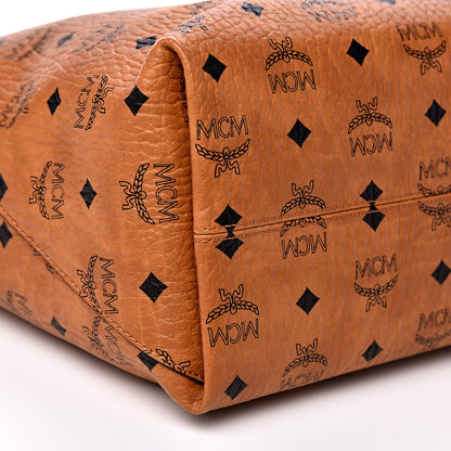 MCM Visetos Large Klara Hobo Cognac 7 of 9