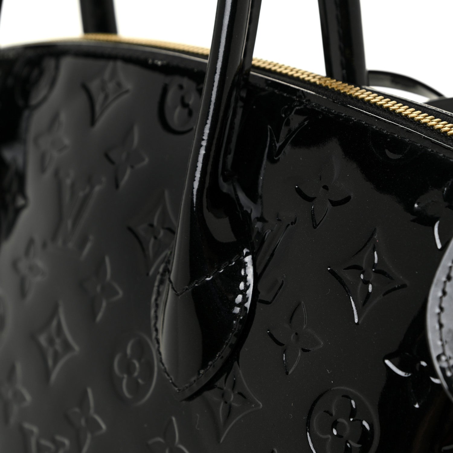 Louis Vuitton Vernis Lockit PM Black 11 of 17