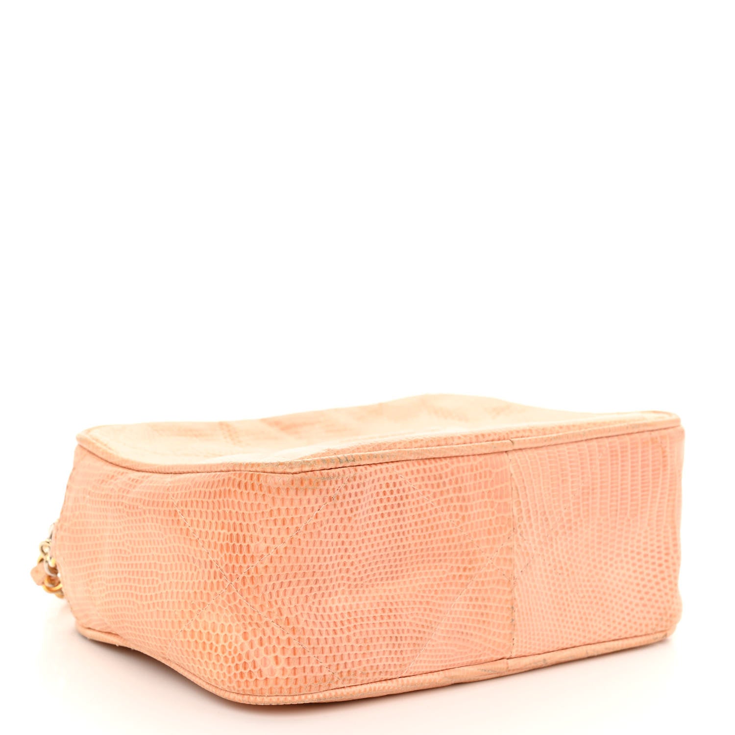 Chanel Lizard Quilted Tassel Camera Case Light Beige 4 of 11