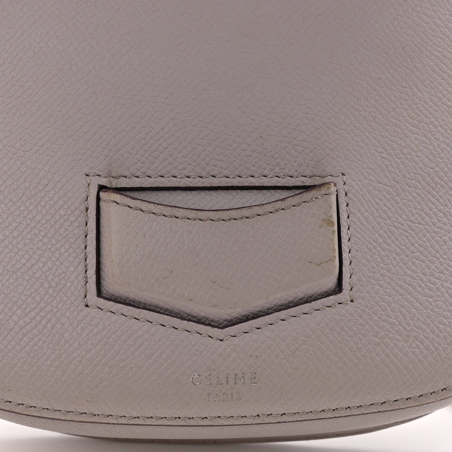 Celine Grained Calfskin Medium Trotteur Ballerina 6 of 14