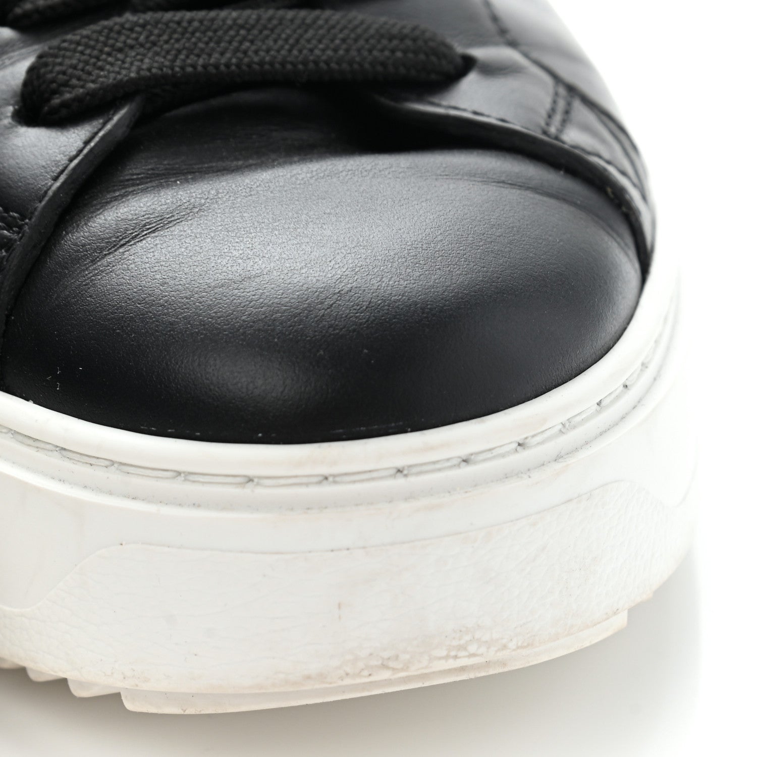 Louis Vuitton Calfskin Time Out Sneakers 38 Black 11 of 15