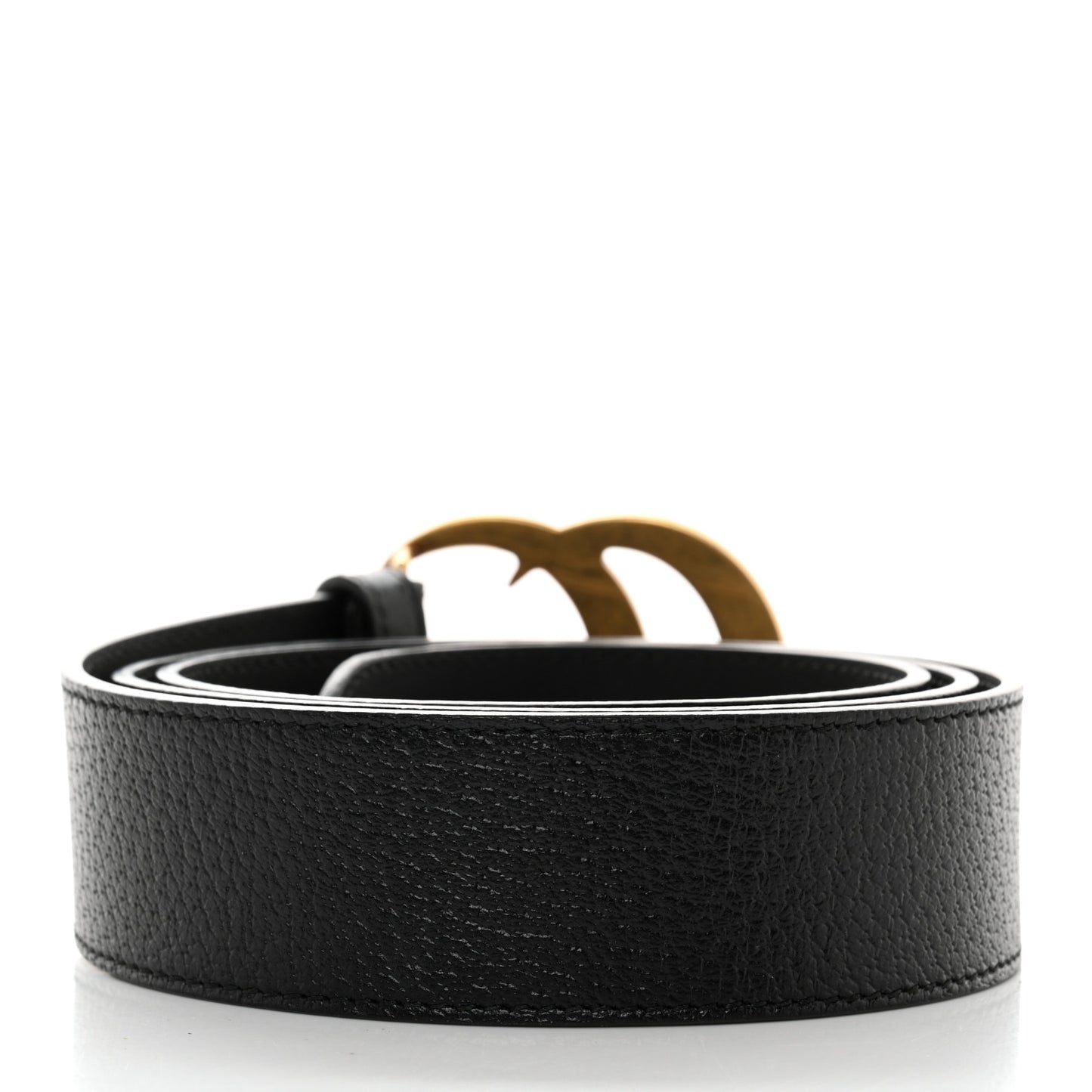 Textured Calfskin Double G 40mm Belt 100 40 Black