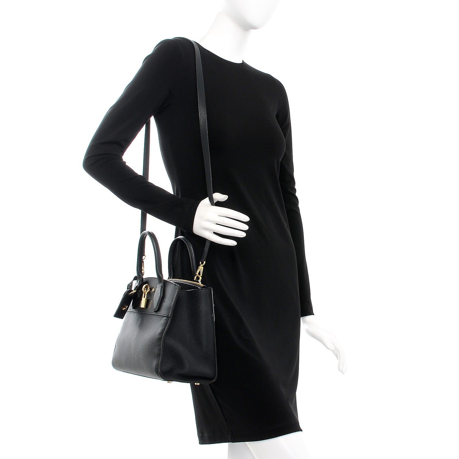 Louis Vuitton Taurillon City Steamer PM Black 2 of 11