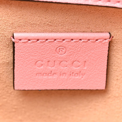 Gucci Wonka Grain Calfskin Mini Diana Tote Bag Wild Rose Fuxia Fluo 6 of 9