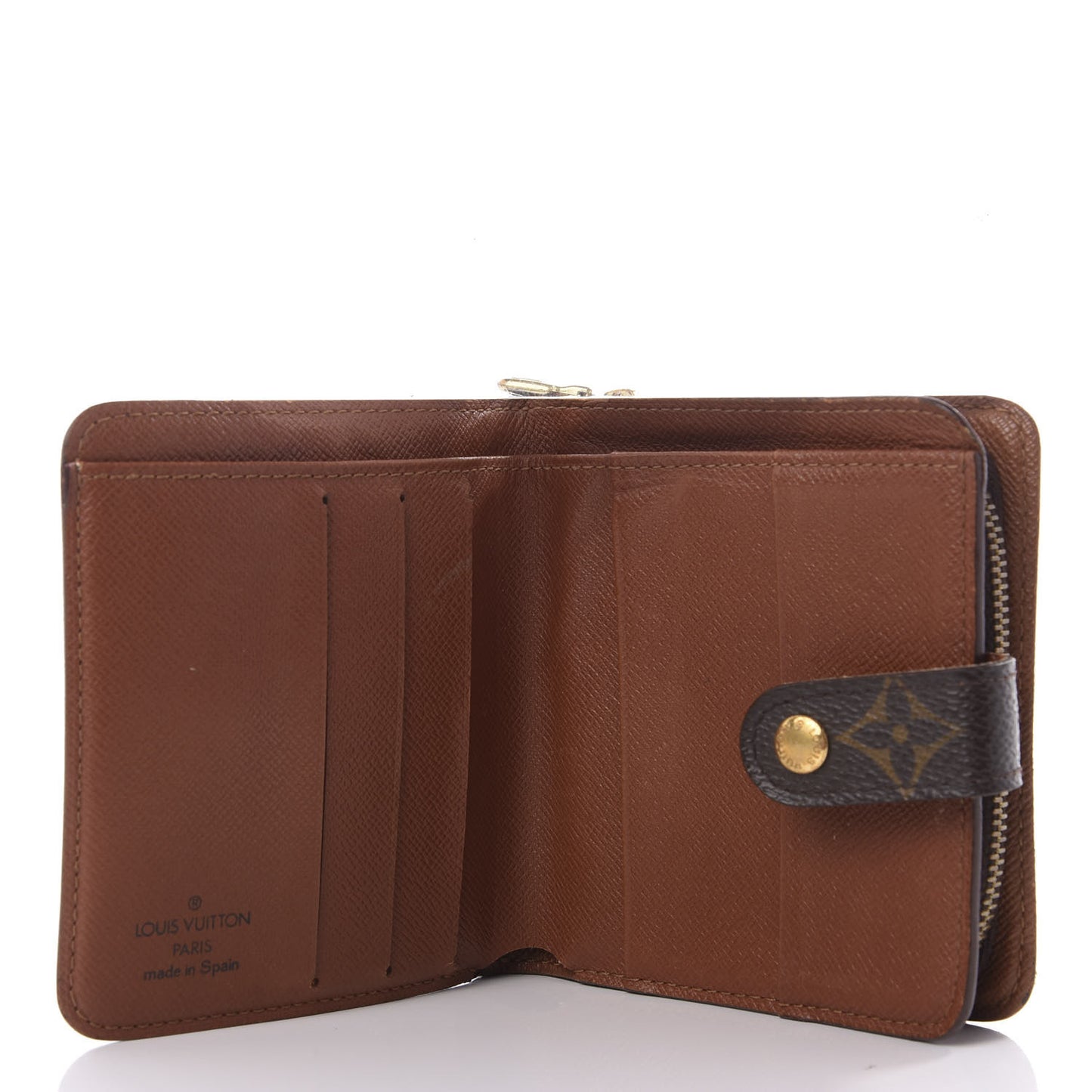 Monogram Compact Zippe Zipped Wallet