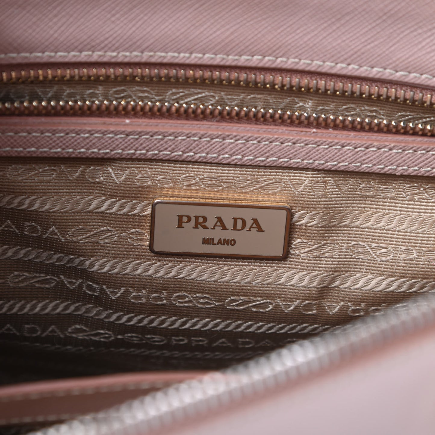 Saffiano Small Galleria Double Zip Tote Cammeo