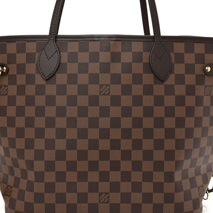 Louis Vuitton Damier Ebene Neo Neverfull MM Rose Ballerine 7 of 9