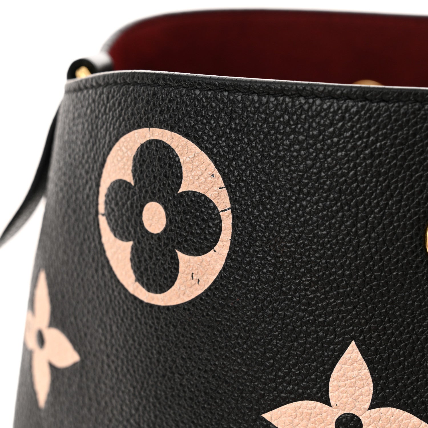 Louis Vuitton Empreinte Monogram Giant Neonoe MM Black Beige 11 of 15