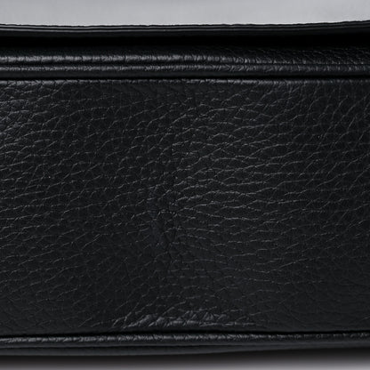 Burberry Grainy Calfskin Embossed Bruno Messenger Black 11 of 11