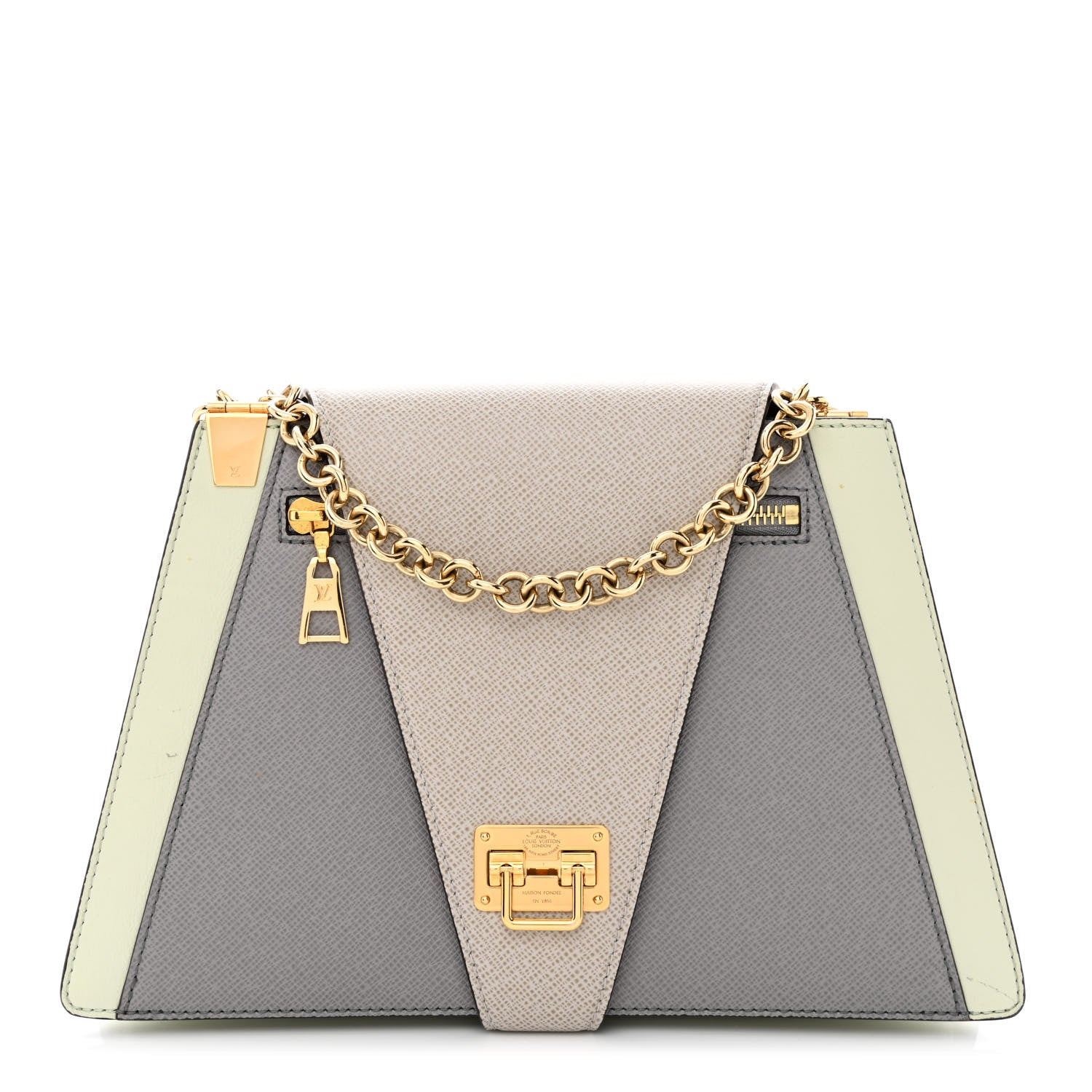 Louis Vuitton Taiga Trapeze Gray Pistachio Green 1 of 14