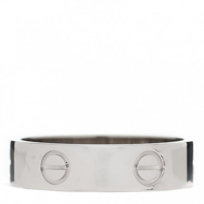 Cartier 18K White Gold 5.5mm LOVE Ring 61 9.5 3 of 6
