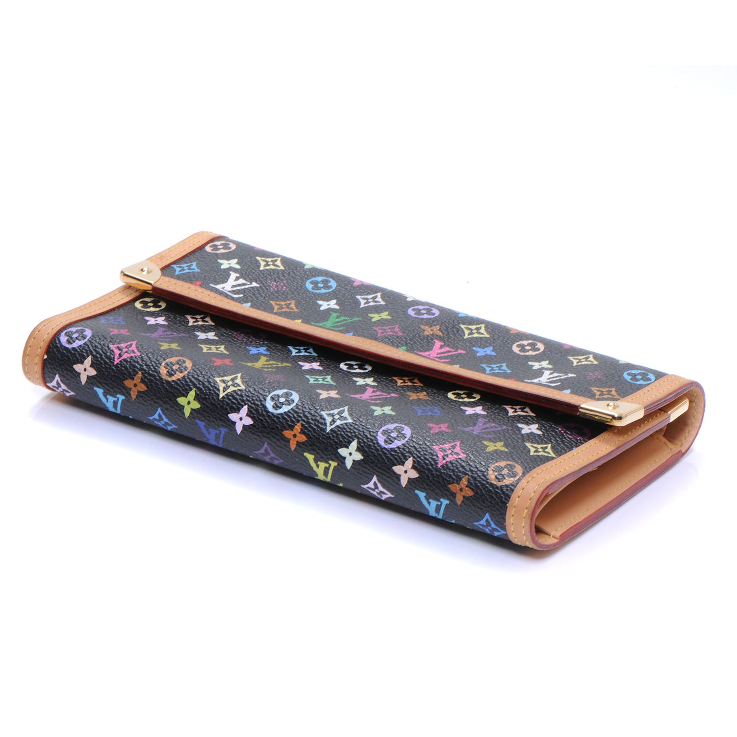 Monogram Multicolor Porte Tresor International Wallet Black