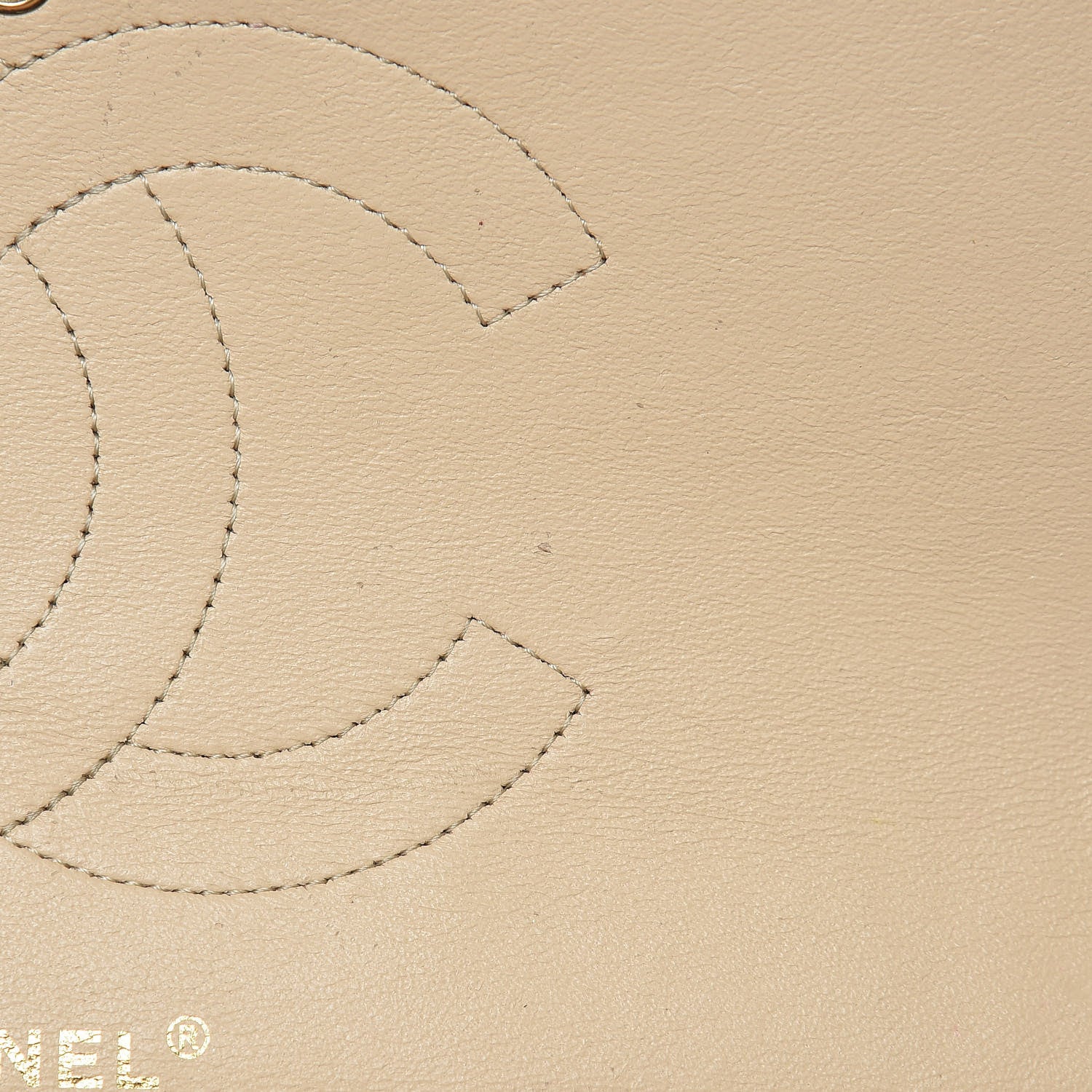 Chanel Caviar Quilted Jumbo Double Flap Beige Clair 9 of 19