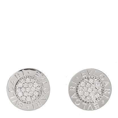 Bulgari 18K White Gold Diamond BVLGARI BVLGARI Stud Earrings 1 of 6