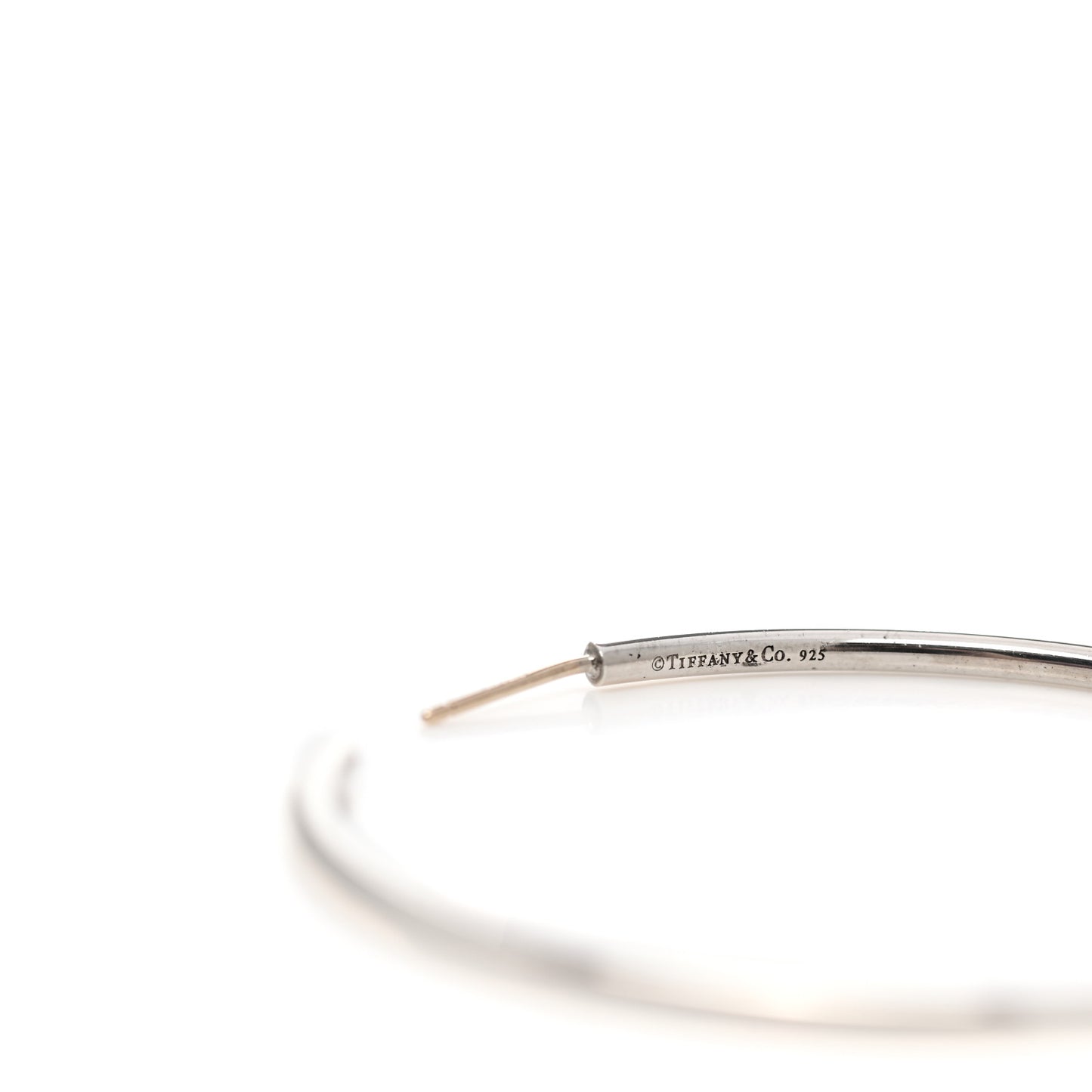 Sterling Silver Large Hoop Earrings