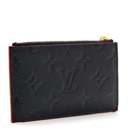 Louis Vuitton Empreinte Blooming Flowers Zipped Card Holder Marine Rouge 3 of 6