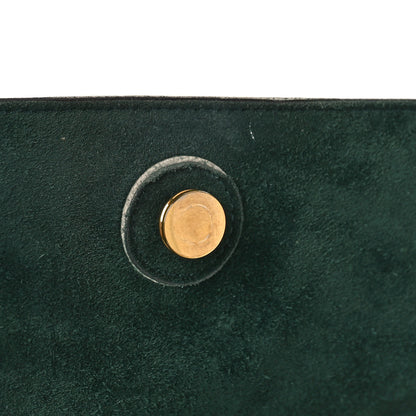 Celine Goatskin Smooth Calfskin Mini Belt Bag Dark Green 9 of 9