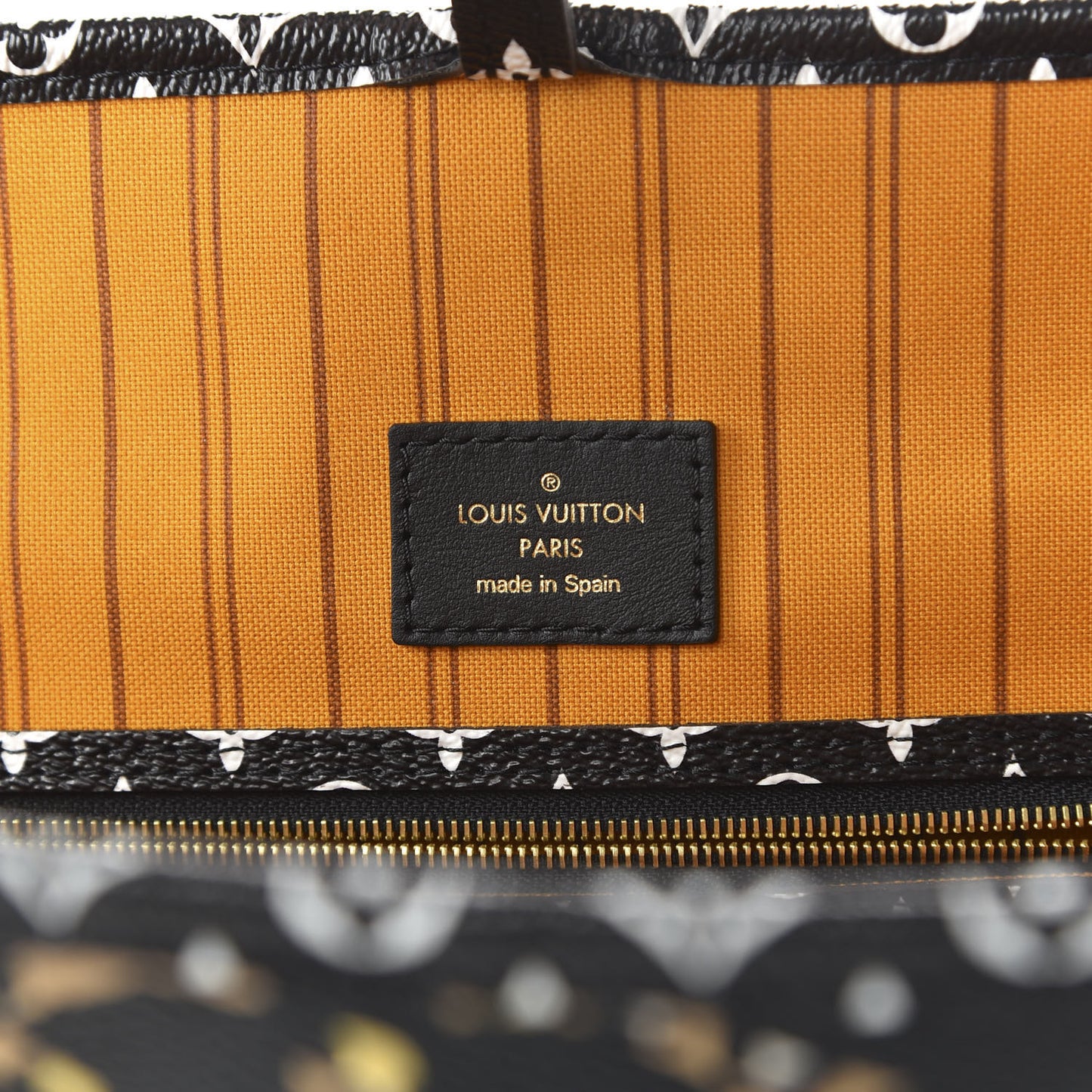 Monogram Giant Jungle Neverfull MM Black