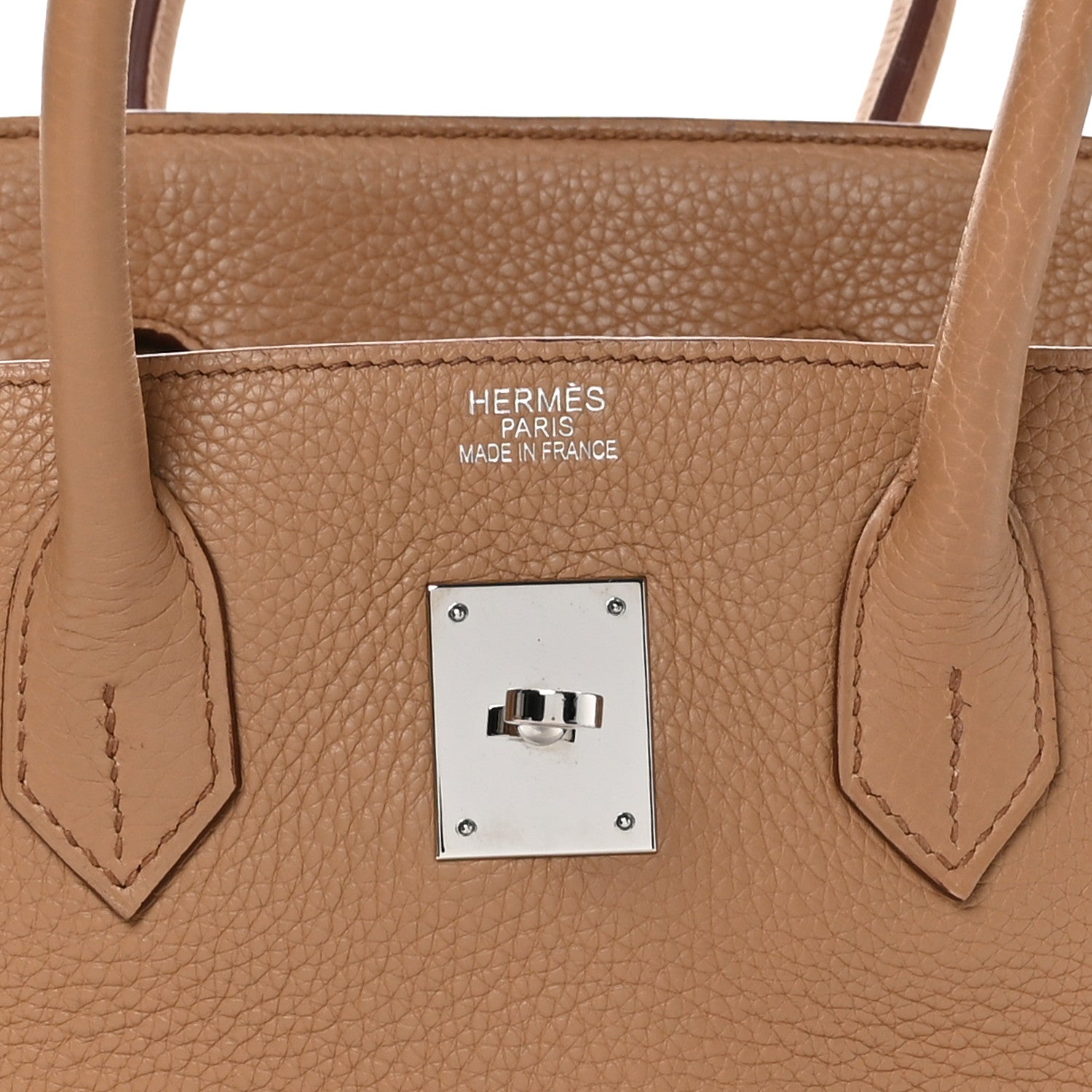 Hermes Taurillon Clemence BIRKIN 35 Camel Tabac 6 of 13