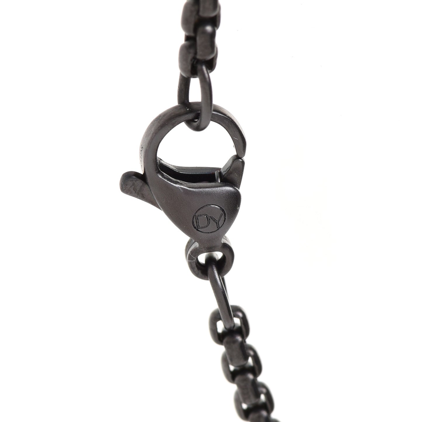 Darkened Stainless Steel 2.7mm Box Chain Necklace 22"