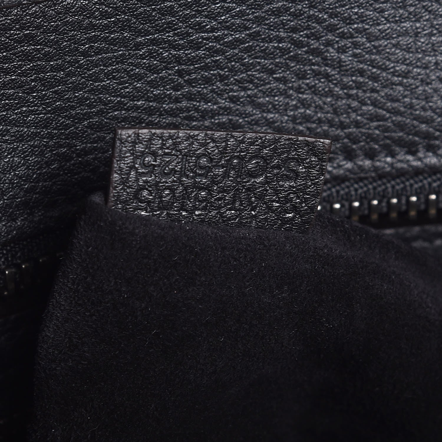 Celine Drummed Calfskin Micro Luggage Black 7 of 7