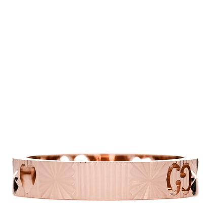 Gucci 18K Rose Gold Icon Stars Band Ring 53 6.25 3 of 6