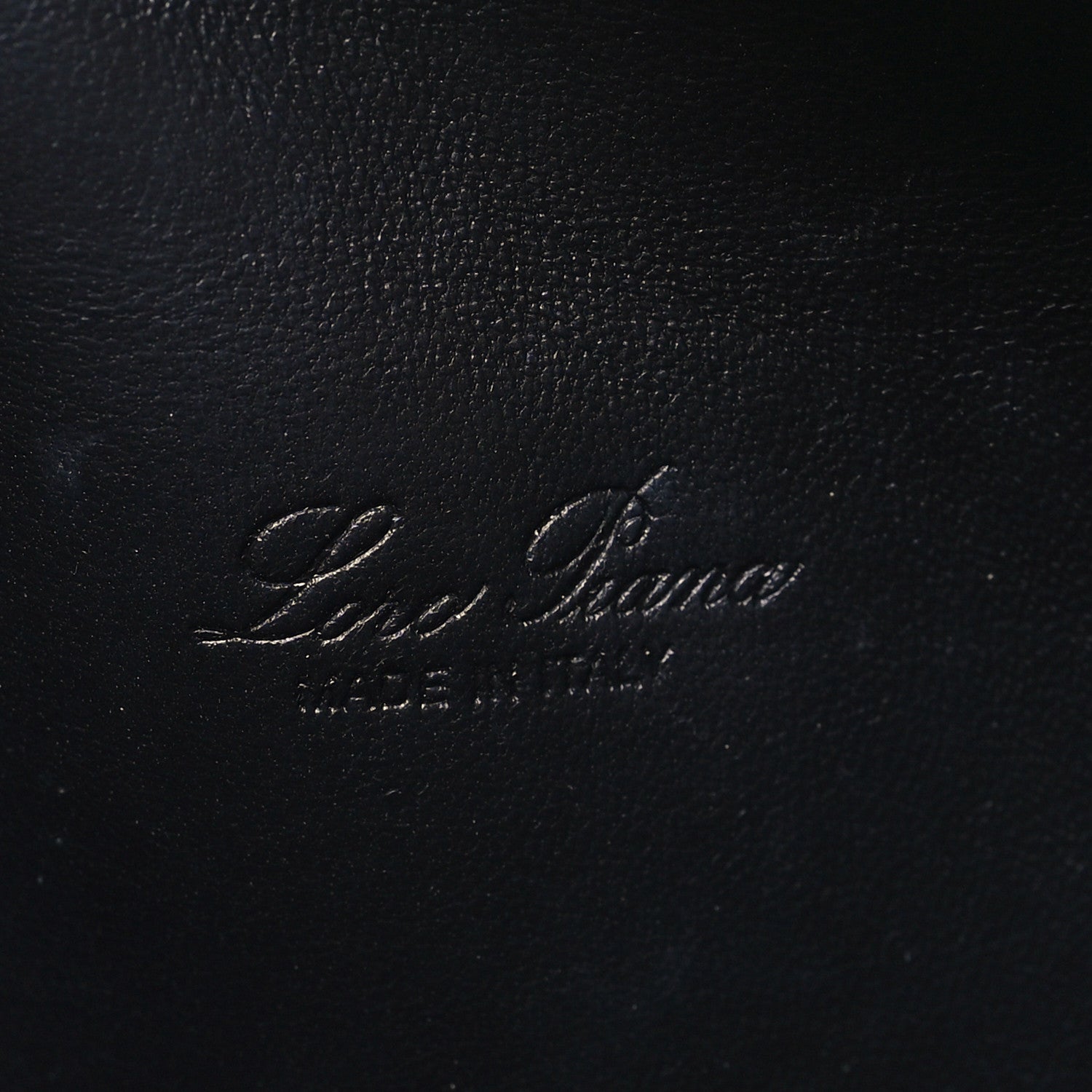 Loro Piana Grained Calfskin L19 Extra Pocket Pouch Navy 6 of 10