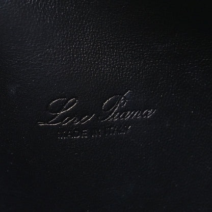 Loro Piana Grained Calfskin L19 Extra Pocket Pouch Navy 6 of 10