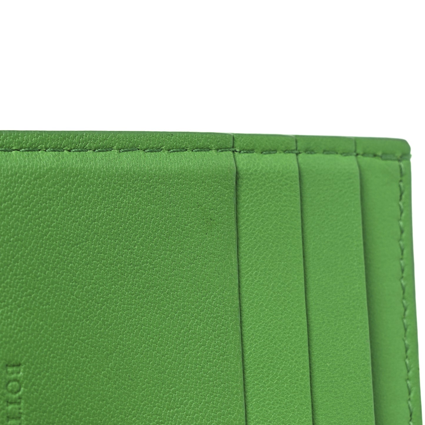 Nappa Maxi Intrecciato Card Holder Parakeet