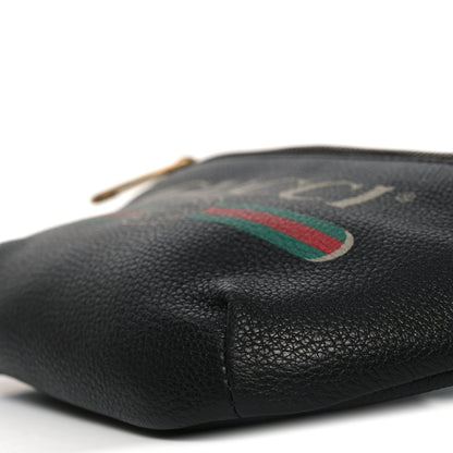 Gucci Grained Calfskin Logo Belt Bag Black 10 of 10