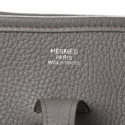 Hermes Taurillon Clemence Evelyne III PM Etain 6 of 8