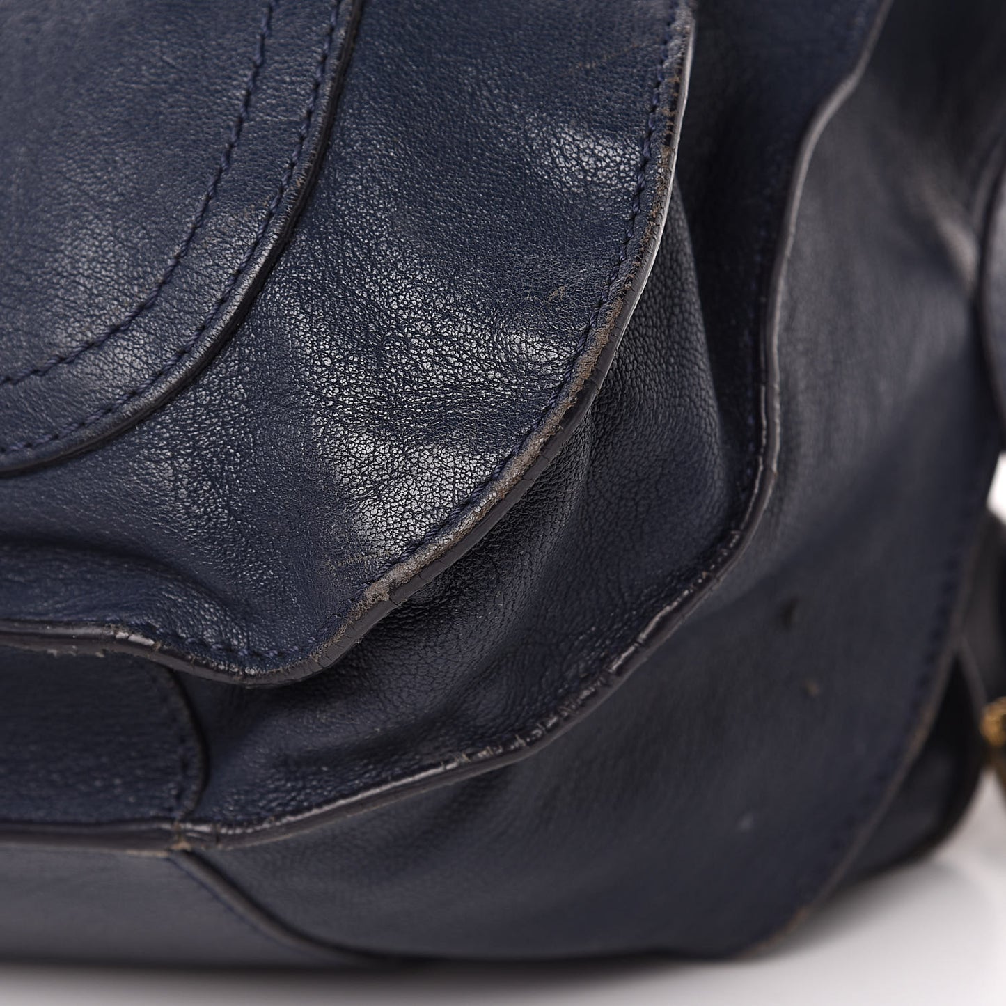 Lambskin PS1 Extra Large Satchel Indigo