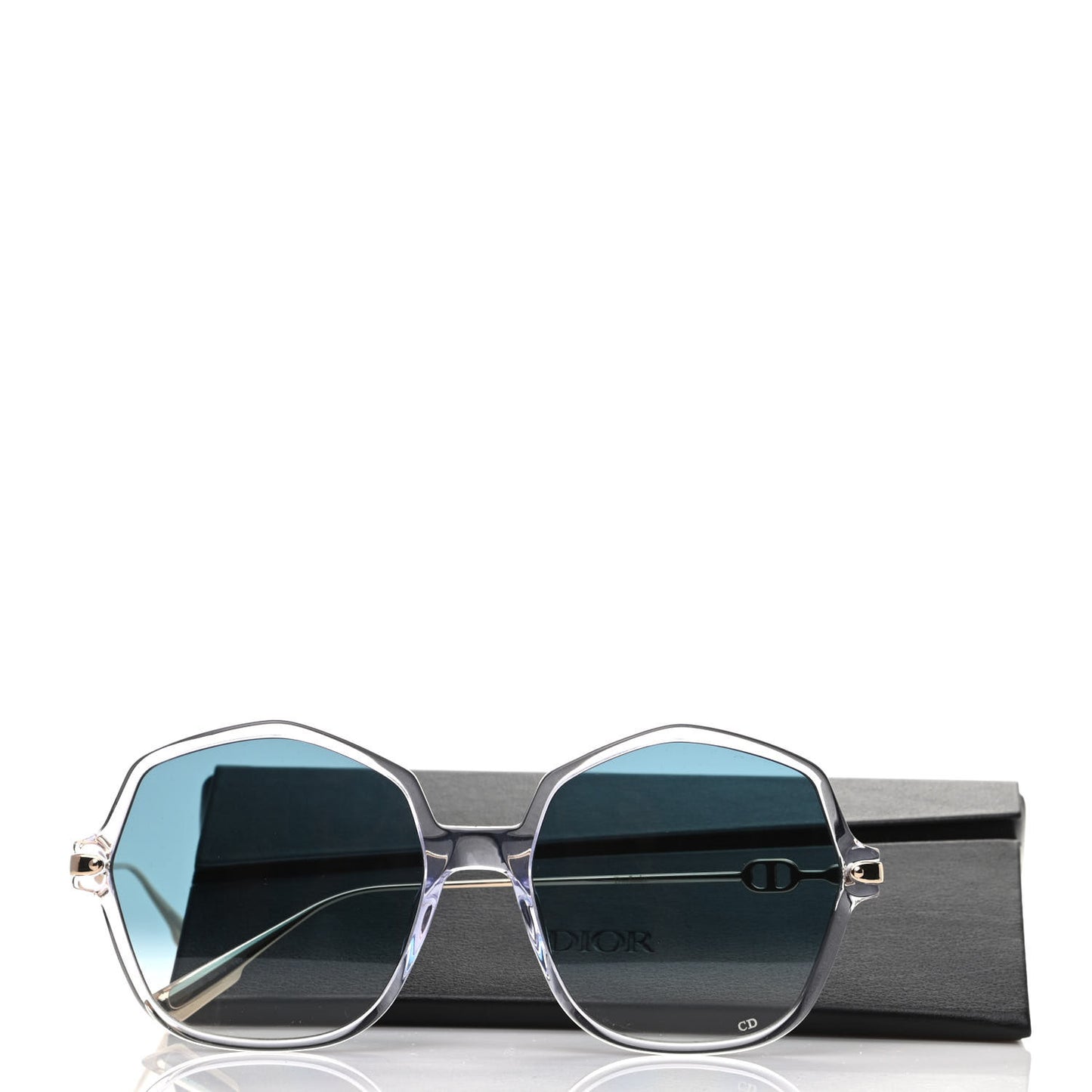 Acetate Metal Diorlink 2 Sunglasses Blue Gold