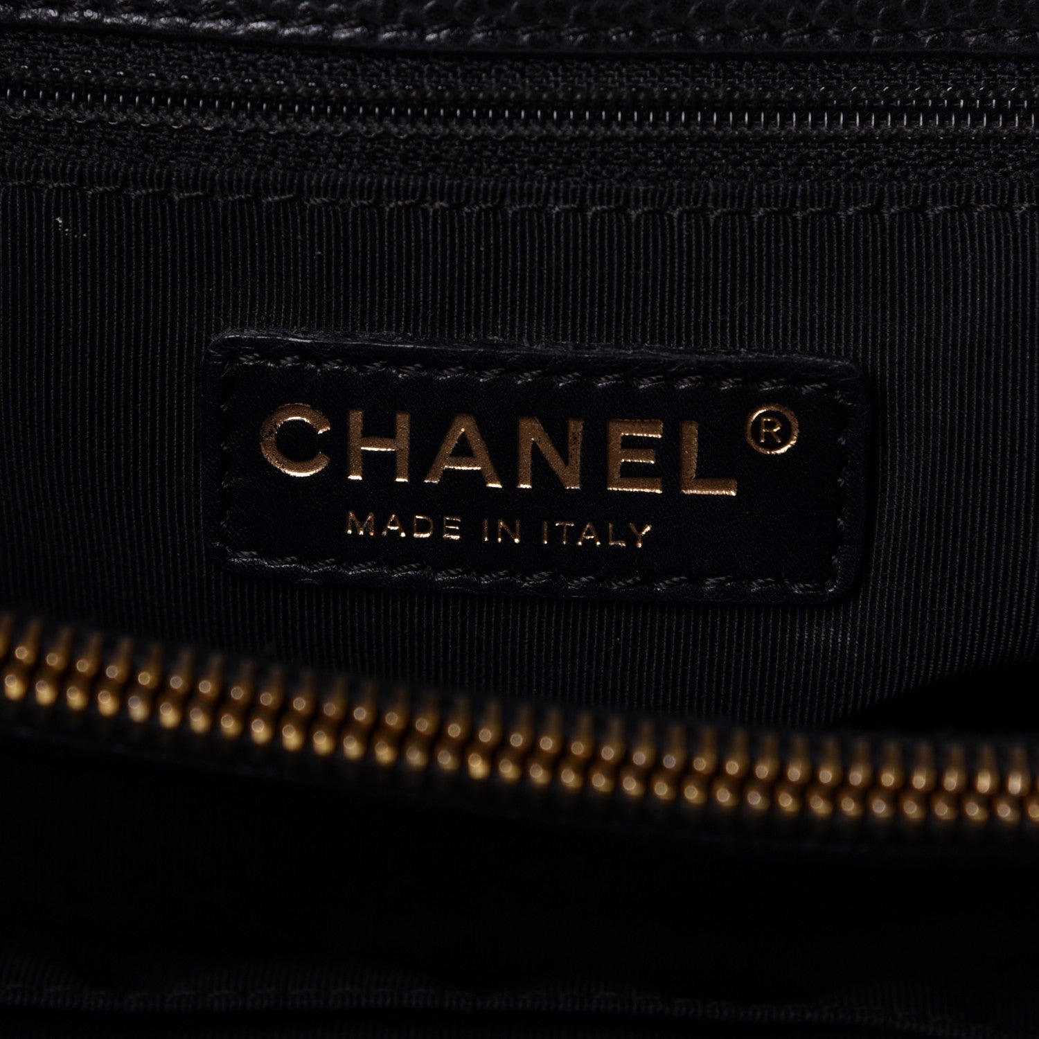 Chanel Caviar Quilted Grand Shopping Tote GST Black 6 of 8